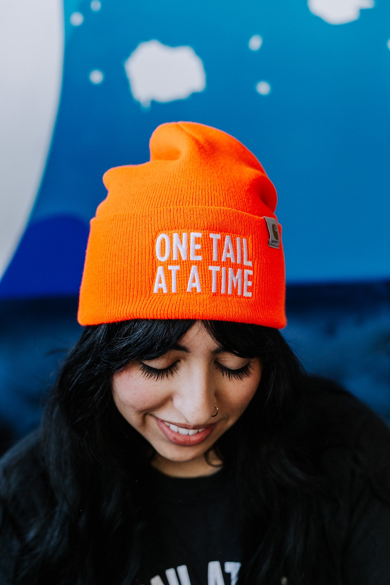 Carhartt hat orange cheap